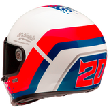 HJC V10 FQ20 RETRO MC21 Casco Integral Para Motocicleta De Estilo Vintage