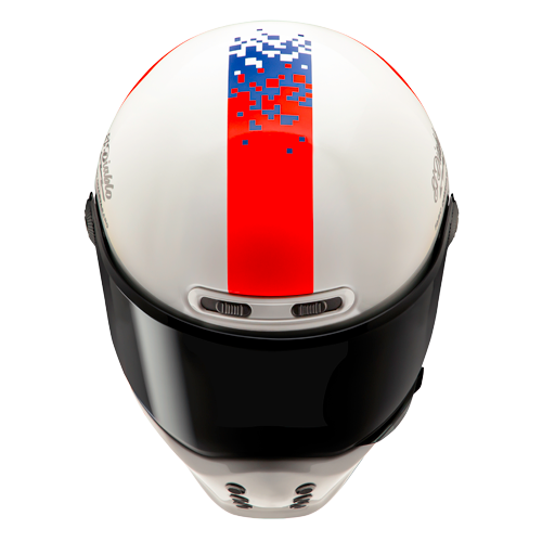 HJC V10 FQ20 RETRO MC21 Casco Integral Para Motocicleta De Estilo Vintage – 3 – Maximomoto PT