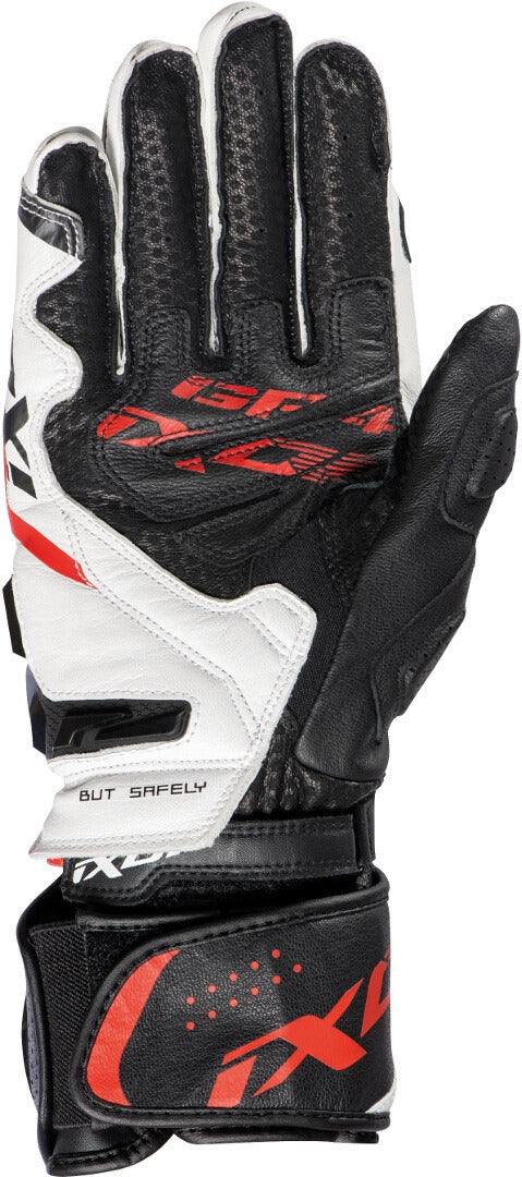 IXON- GUANTES GP4 AIRBLACK/WHITE/RED – 2 – Maximomoto PT