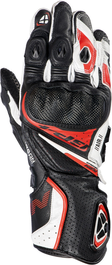 IXON- GUANTES GP4 AIRBLACK/WHITE/RED – 3 – Maximomoto PT