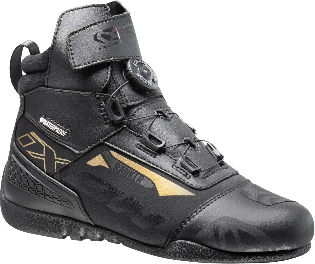 IXON- RANKER WP LADYBLACK/GOLD BOOTS – 2 – Maximomoto PT