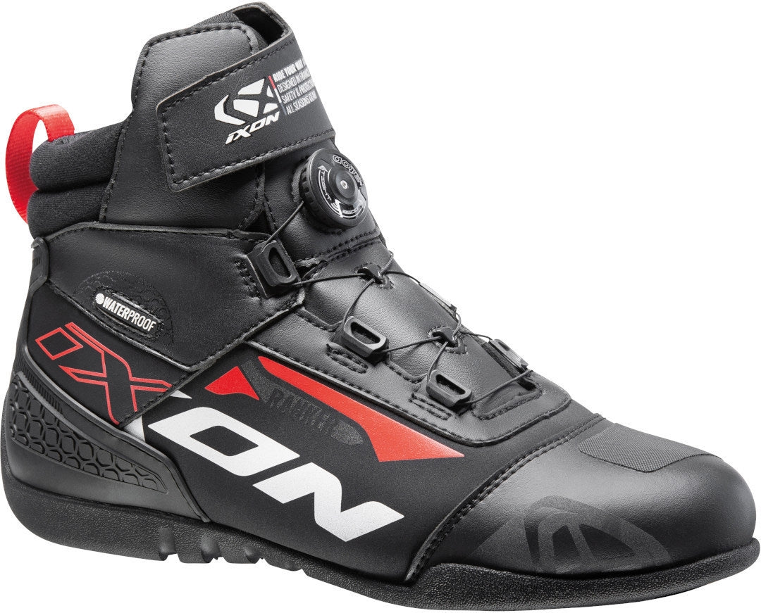 IXON- RANKER BOOTS WPBLACK/WHITE/RED – 2 – Maximomoto PT