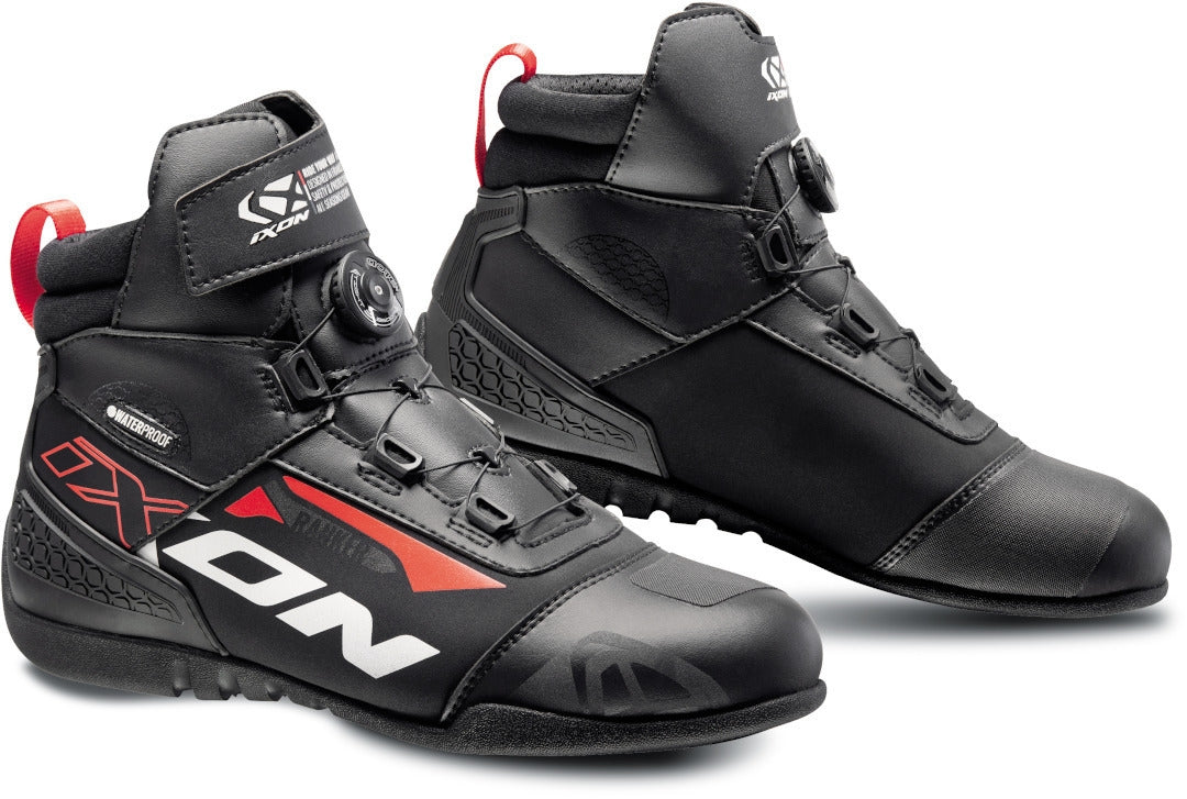 IXON- RANKER BOOTS WPBLACK/WHITE/RED – 3 – Maximomoto PT