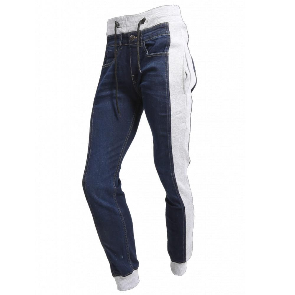 MUGENRACE NP-MNR-2313 Híbrida moda Calças Azul Cinza Claro