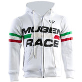 MUGENRACE H-MNR-2489 Moto Capuz Algodão Branco