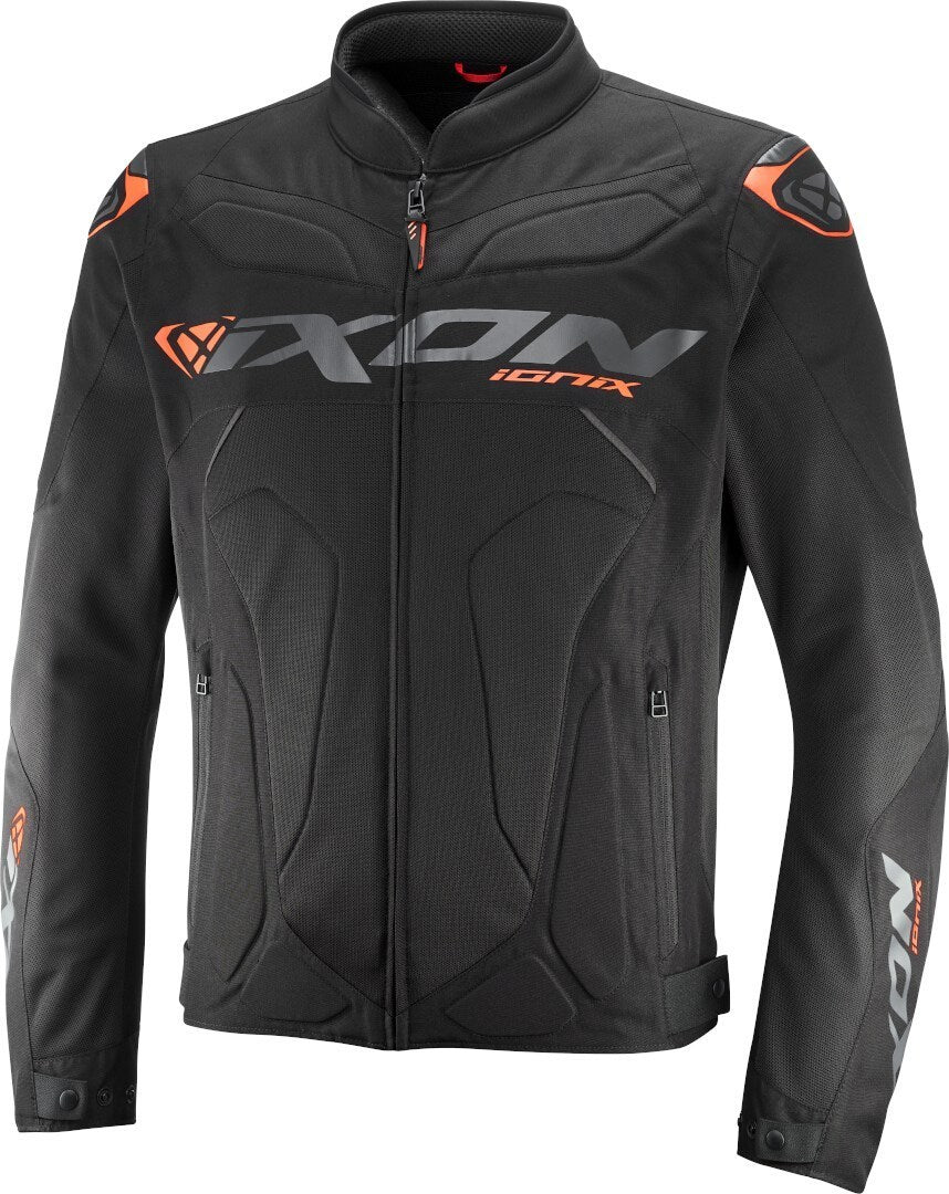 IXON IONIX Verano Motorcycle Textile Chaqueta Black/Anthracite/Narange – 1 – Maximomoto PT