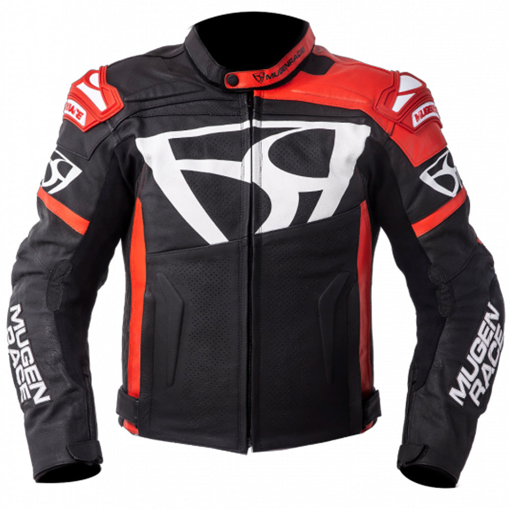 MUGENRACE LJ-MNR-1920 ATTACKER Moto Homem Couro Casacos - Maximomoto.pt-front