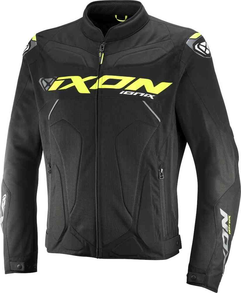 IXON IONIX Verano Chaqueta Textil De Moto Negro/amarelo/Gris – 1 – Maximomoto PT
