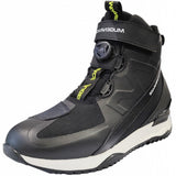 MUGENRACE BOT-MNR-2461 MOTOCICLISTA BOTAS PRETAS AMARELO FLUORESCENTE