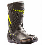 MUGENRACE BOT-MNR-2393 ESPORTE MOTOCICLETA PRETO FALUO AMARELO