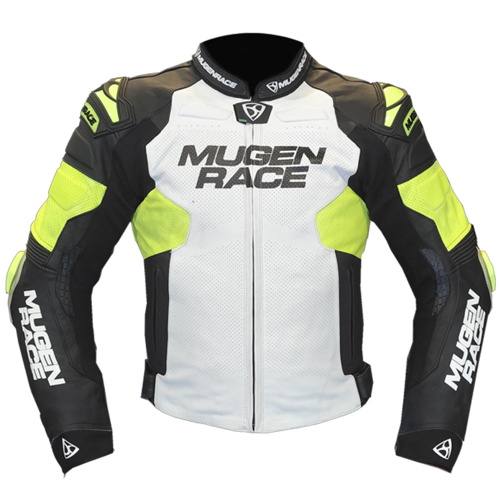 MUGENRACE LJ-MNR-2117 MRY Moto Esportes Couro Casaco- maximomoto.pt – front