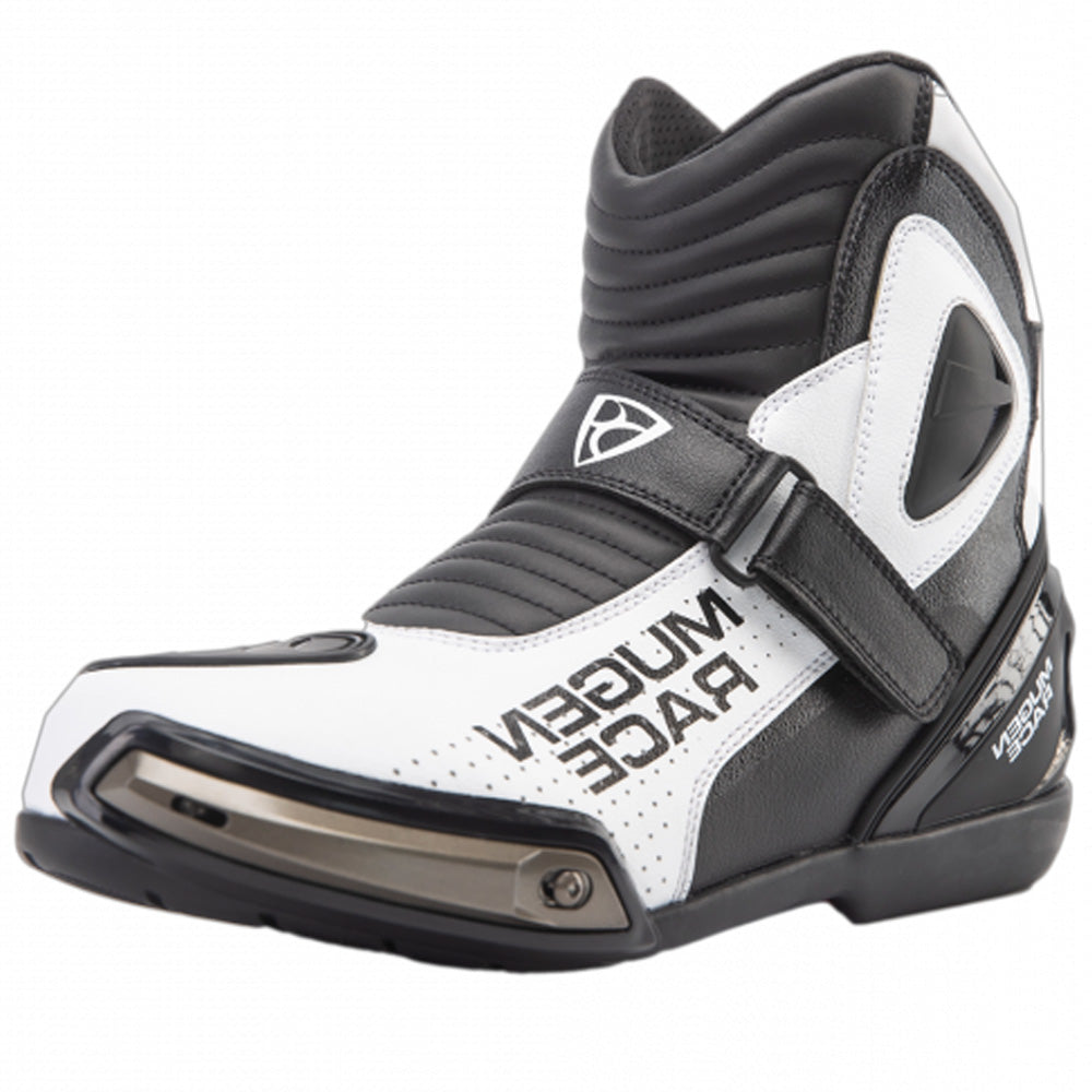 MUGENRACE BOT-MNR-2391 HURRY MOTO CURTAS BOTAS PRETAS BRANCAS