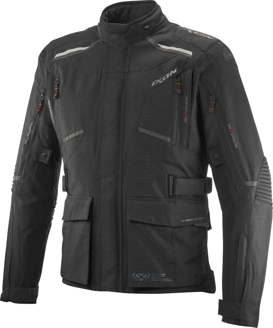 IXON MIDGARD Impermeable Moto De Aventura Chaqueta Textil Preto – 1 – Maximomoto PT