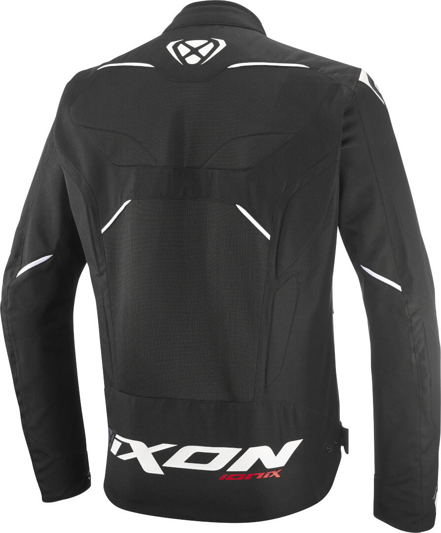 IXON IONIX Verano Motorcycle Textile Chaqueta Black White – 2 – Maximomoto PT
