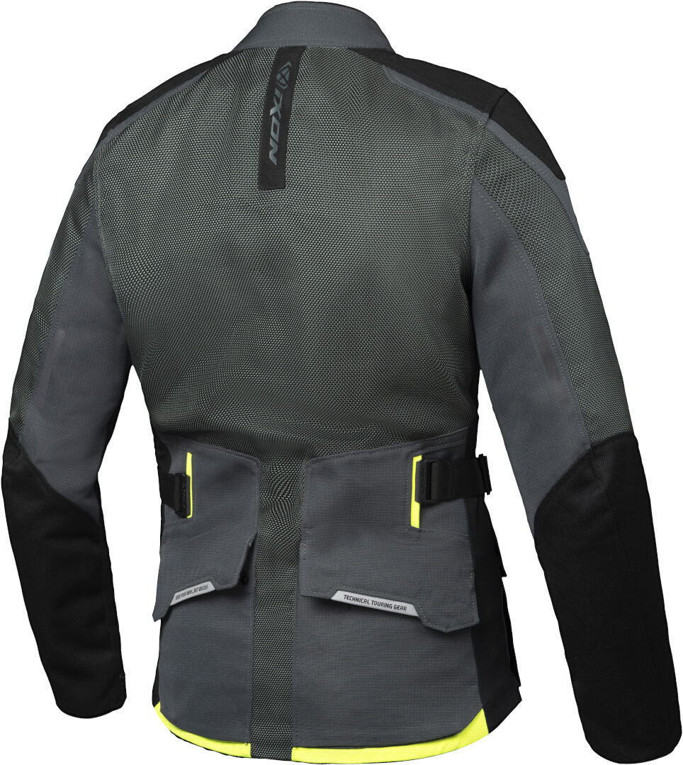 IXON M-NJORD Hombre Moto Chaqueta Táctica Verde Negro amarelo – 2 – Maximomoto PT
