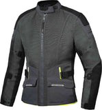 IXON M-NJORD Hombre Moto Chaqueta Táctica Verde Negro Amarillo