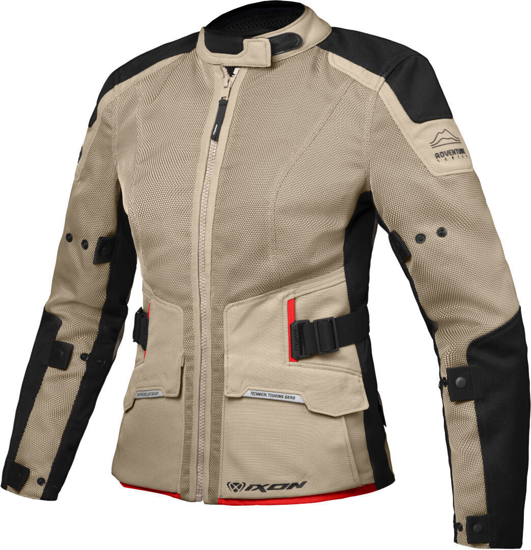 IXON M-NJORD Mujer Textil Arena Jacket Black Red – 1 – Maximomoto PT