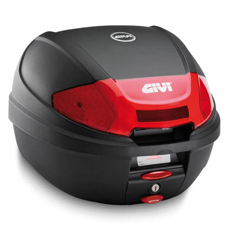 GIVI-MALETA ML 30 LTS.E300/MICRO 2.NEGRO BASE/N C/CAT.ROJO – 1 – Maximomoto PT