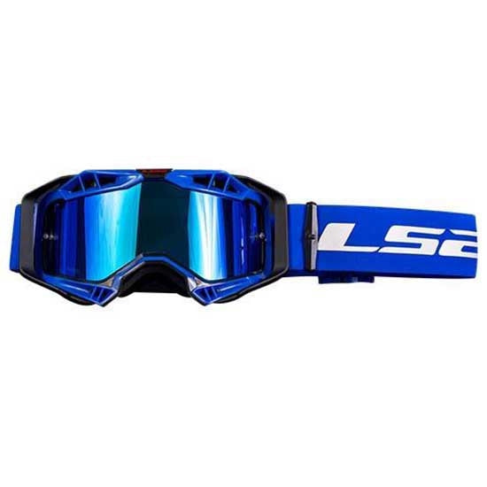 LS2- AURA GOGGLE BLACK BLUE WITH IRIDIUM VISOR – 1 – Maximomoto PT
