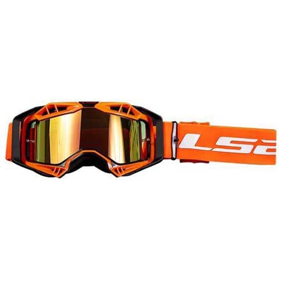 LS2- AURA GOGGLE BLACK ORANGE WITH IRIDIUM VISOR – 1 – Maximomoto PT