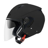 ZEUS-CASCO JET ZS-205 MATT BLACK – Maximomoto PT