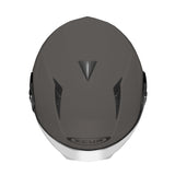 ZEUS-CASCO JET ZS-205 MATT BLACK SILVER