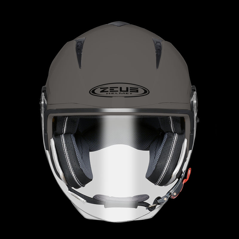 ZEUS-CASCO JET ZS-205 MATT BLACK SILVER – 3 – Maximomoto PT
