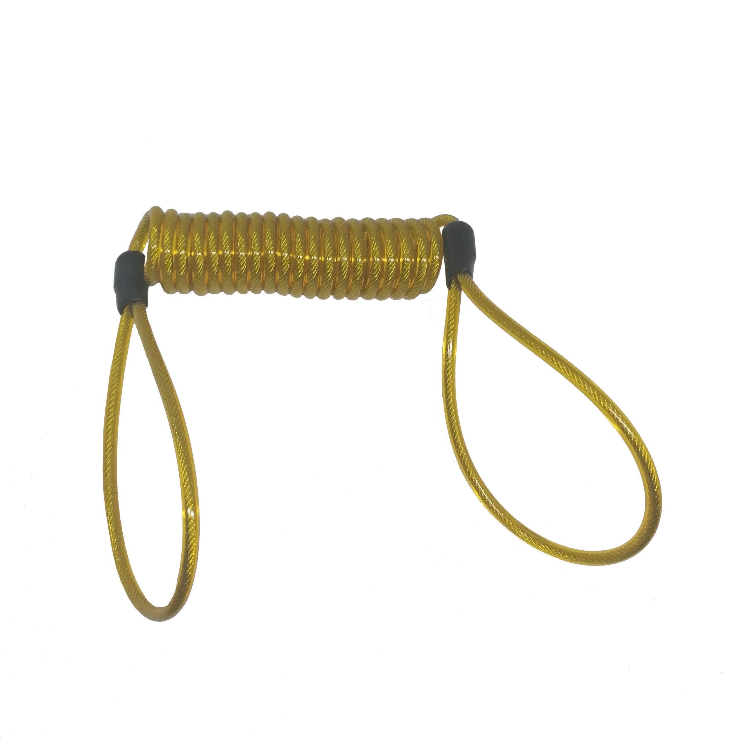 KUM-Cable Espiral 150 cm Amarillo- Unica – 1 – Maximomoto PT