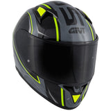 GIVI 50.6 STOCCARDA BLADES Moto Integral Capacete Cinza Preto Fosco