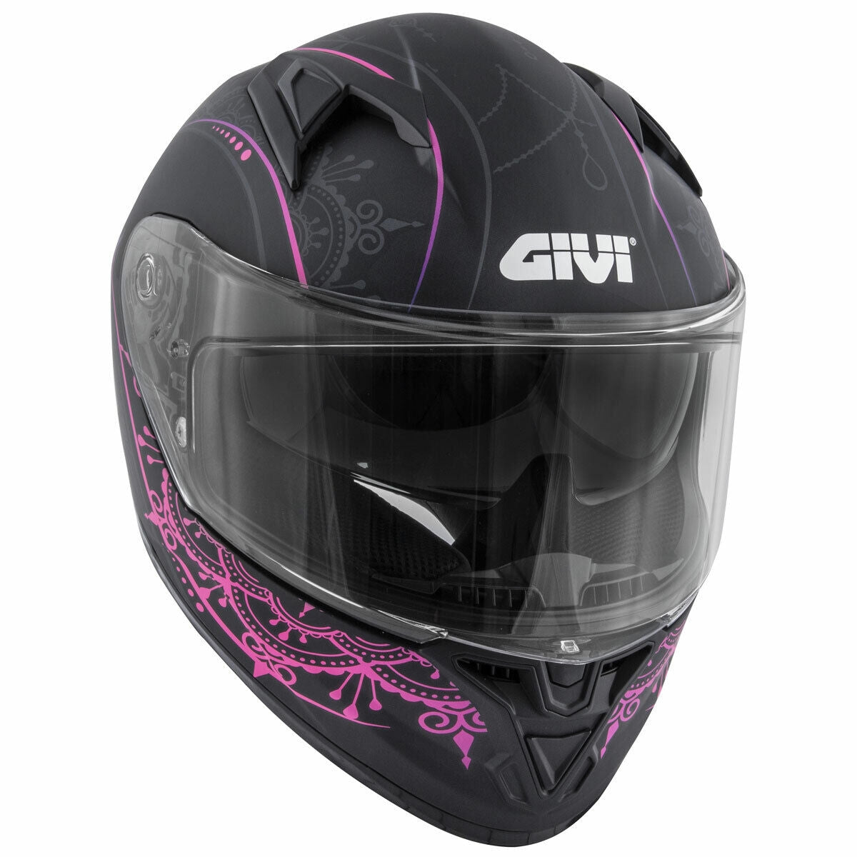 GIVI CASCO FULL 506/STOCCARDA.D/MENDHI-LADY NEGRO/ROSA – 2 – Maximomoto PT