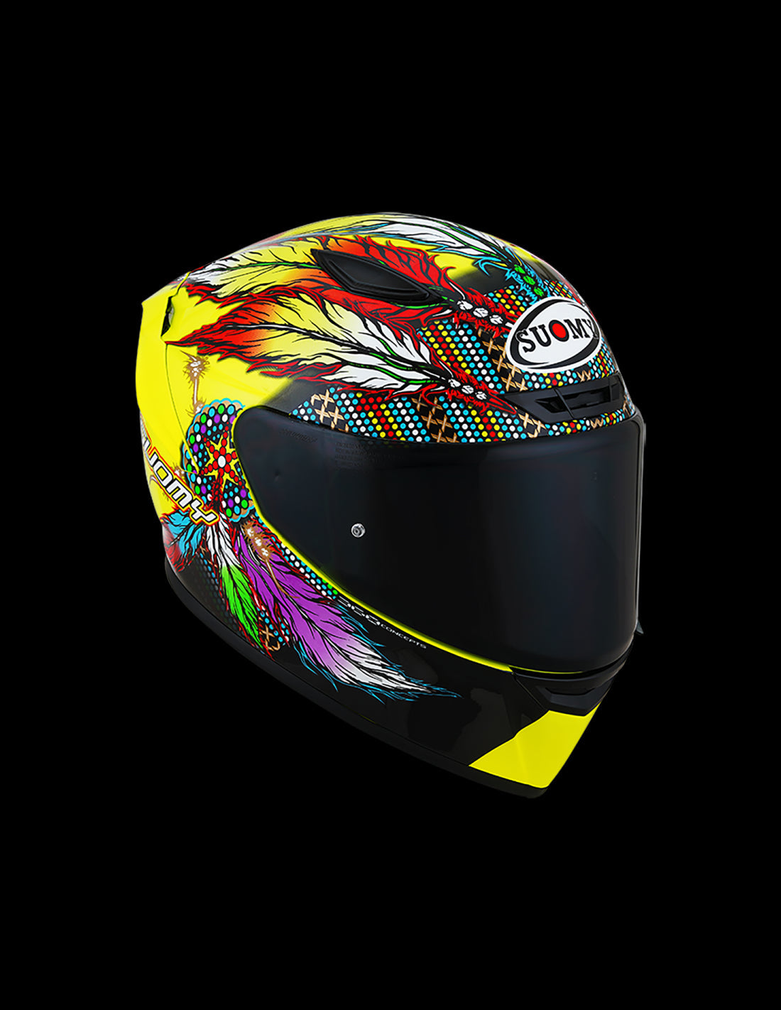 SUOMY-CASCOS TRACK-1 CHIEFTAIN MULTI YELLOW E06 – 3 – Maximomoto PT