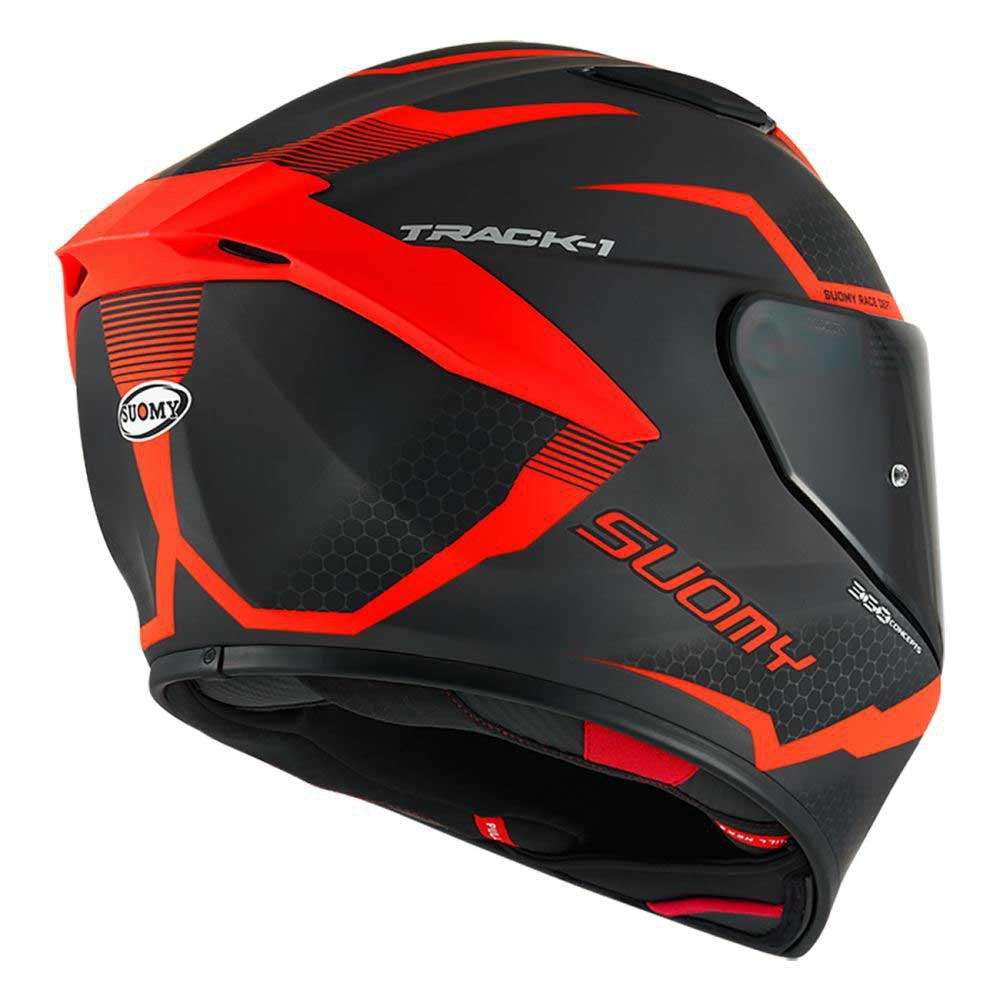 SUOMY-CASCOS TRACK-1 REACTION MATT ANTHRACITE/RED E06 – 2 – Maximomoto PT