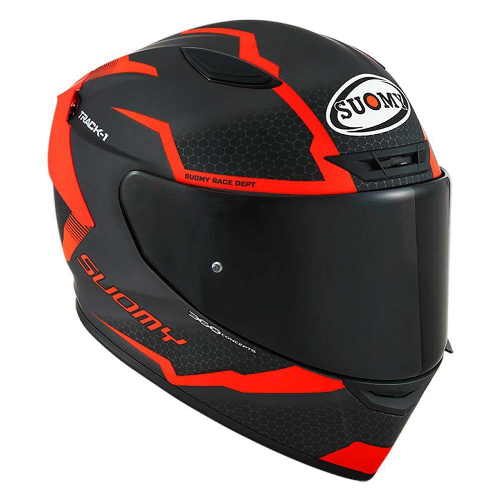 SUOMY-CASCOS TRACK-1 REACTION MATT ANTHRACITE/RED E06 – 3 – Maximomoto PT