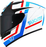 SUOMY-CASCOS TRACK-1 NINETY SEVEN WHITE/RED E06