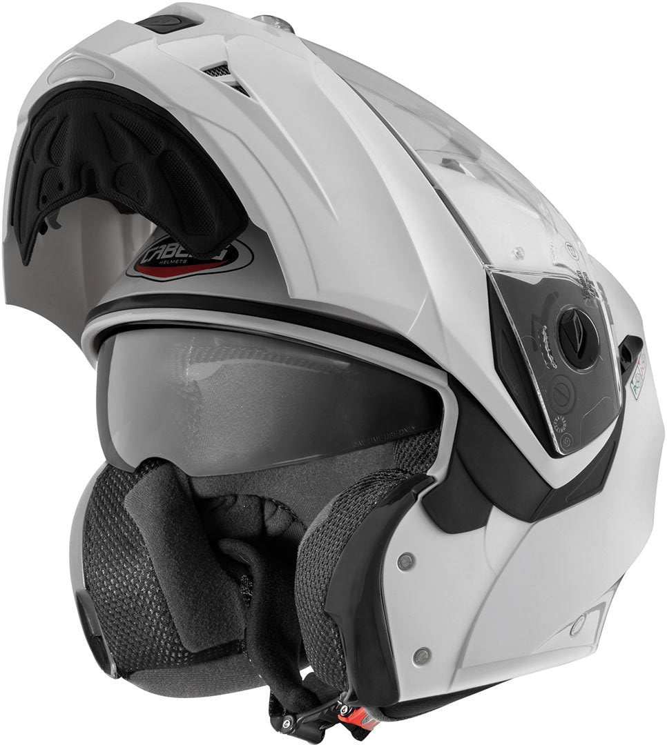 CABERG DUKE 2 DESPORTIVOS MOTO CAPACETES MODULARES METAL BRANCO