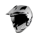 MT STREETFIGHTER SV A2 CROMADO ESPORTES DUPLOS MOTO CAPACETE AVENTURA