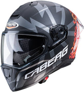 CABERG-Casco DRIFT EVO STORM MATT BLACK/RED FLUO/ORANGE FLUO – Maximomoto PT
