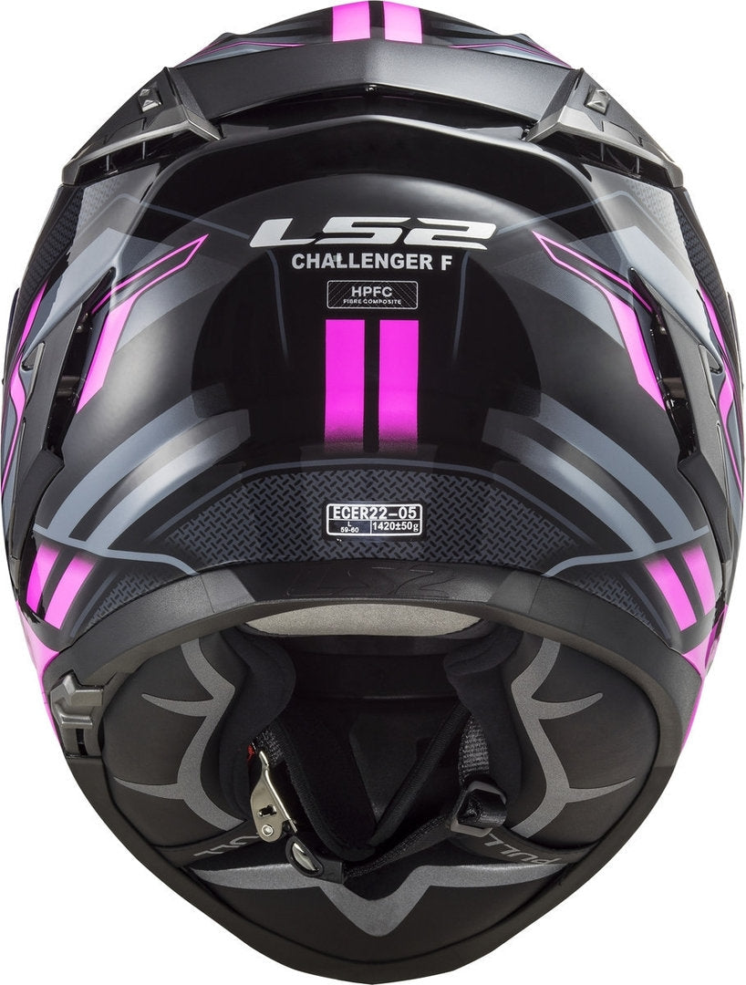 LS2 FF327 CHALLENGER SPIN TITANIUM FLUO PINK – 5 – Maximomoto PT