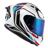 GIVI 50.8 MACH1 CASCO Integral Blanco Negro Rojo