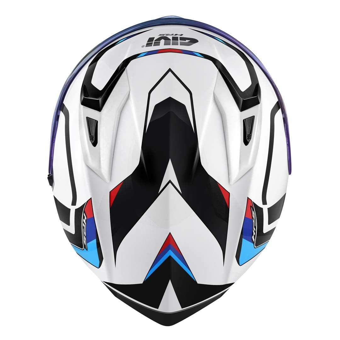GIVI 50.8 MACH1 CASCO Integral Blanco Negro Rojo – 4 – Maximomoto PT