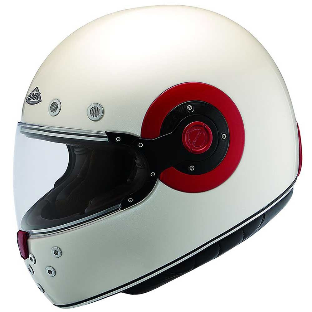 SMK RETRO MOTO INTEGRAL CAPACETE BRANCO BRILLO (GL130)