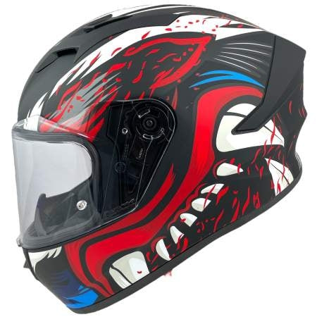 SMK STELLAR ANIMAL DECORATED MOTORCYCLE FULL-TIME MATTE HELMET (MA231) – 2 – Maximomoto PT