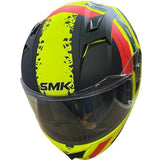 SMK STELLAR SWANK DECORADO MATE MA423 Moto Integral Capacete