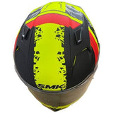 SMK STELLAR SWANK DECORADO MATE MA423 Moto Integral Capacete