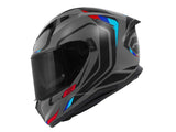 GIVI 50.8 MACHI1 Moto Integral Casco Gris mate Negro Rojo