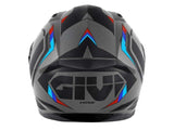 GIVI 50.8 MACHI1 Moto Integral Casco Gris mate Negro Rojo