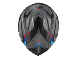 GIVI 50.8 MACHI1 Moto Integral Casco Gris mate Negro Rojo