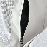 BELA MESH PRO Moto Homem Casaco Branco