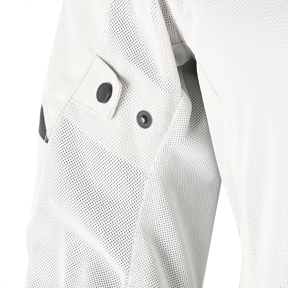 BELA MESH PRO Moto Homem Casaco Branco