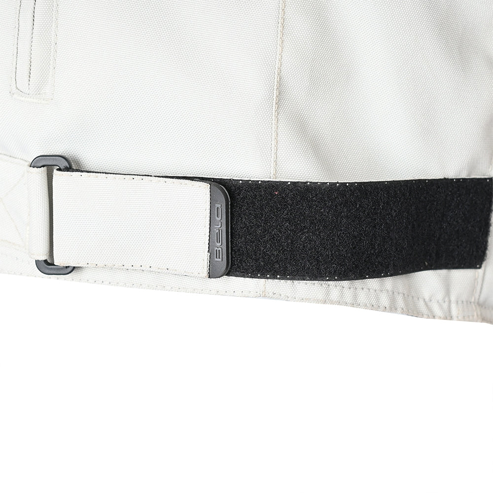 BELA MESH PRO Moto Homem Casaco Branco